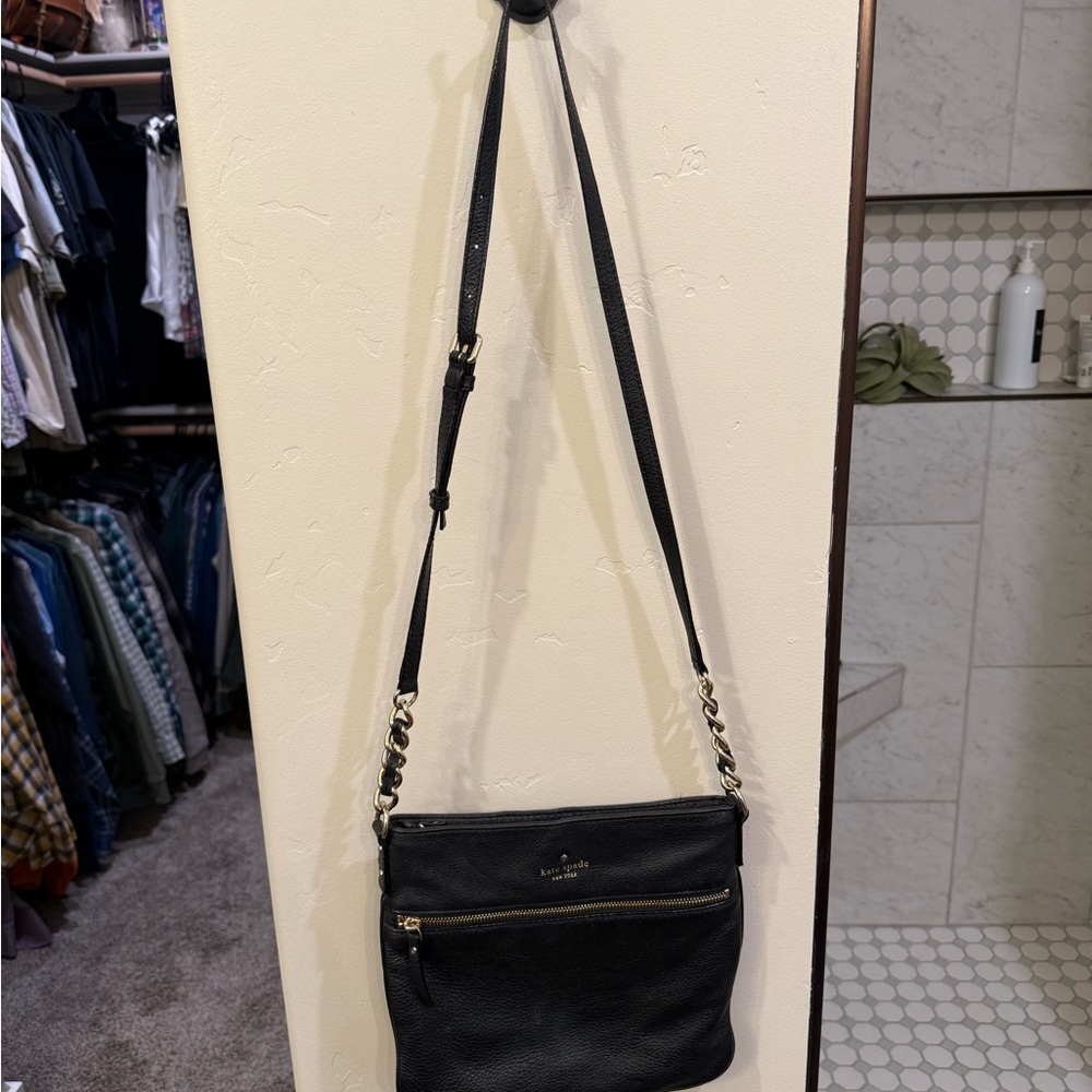 kate spade Cobble Hill Ellen Leather Crossbody Bag w/ gold metal